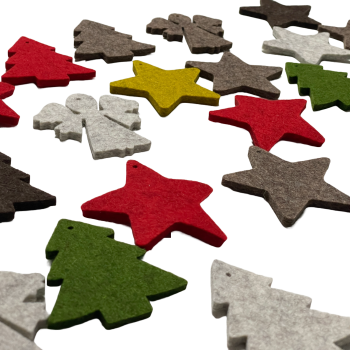 Kleiner Filz Stern (3 er Set)